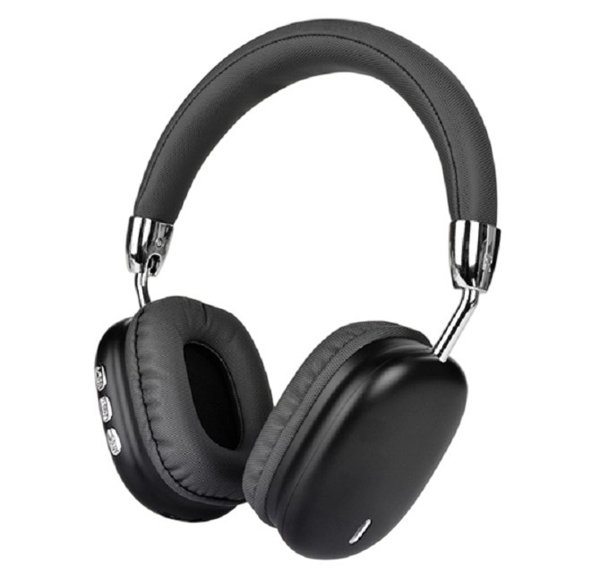 Fones de ouvido Bluetooth V5.3 - Drivers de 40mm Bateria de 200mAh 6 horas de reprodução em preto, prata e rosa
