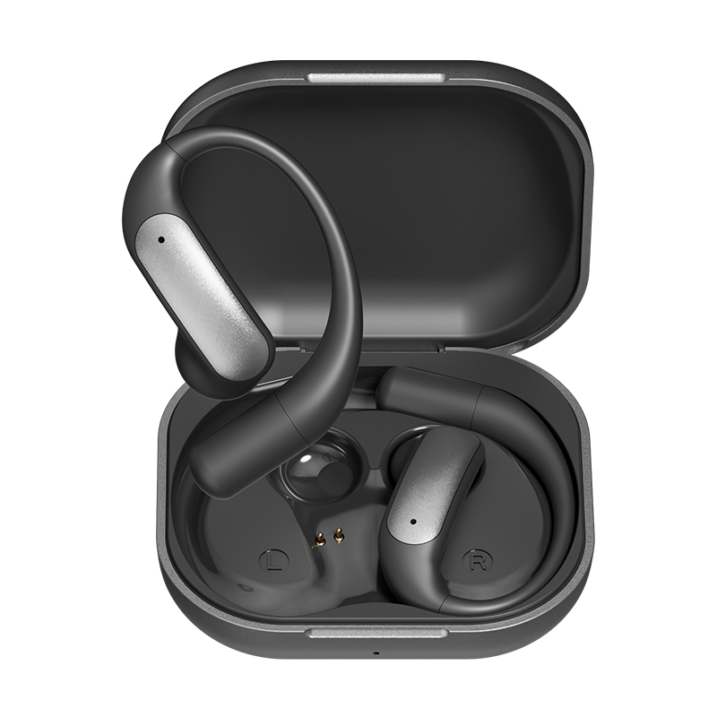ETEK AI Tradução OWS Earphone Com Bluetooth 5.4 40mAh Earphone Bateria de 500mAh Caso de carregamento (protegido), F10 Filme Composto