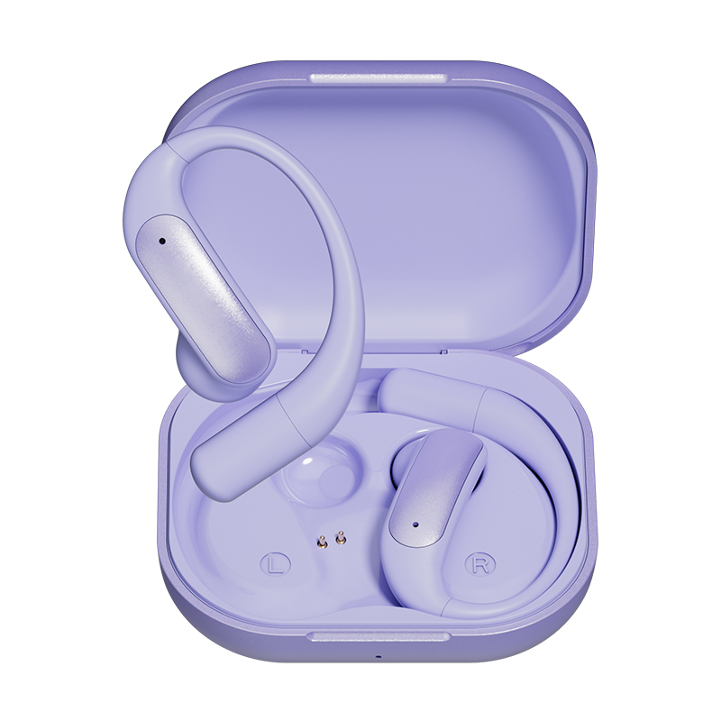 ETEK AI Tradução OWS Earphone Com Bluetooth 5.4 40mAh Earphone Bateria de 500mAh Caso de carregamento (protegido), F10 Filme Composto