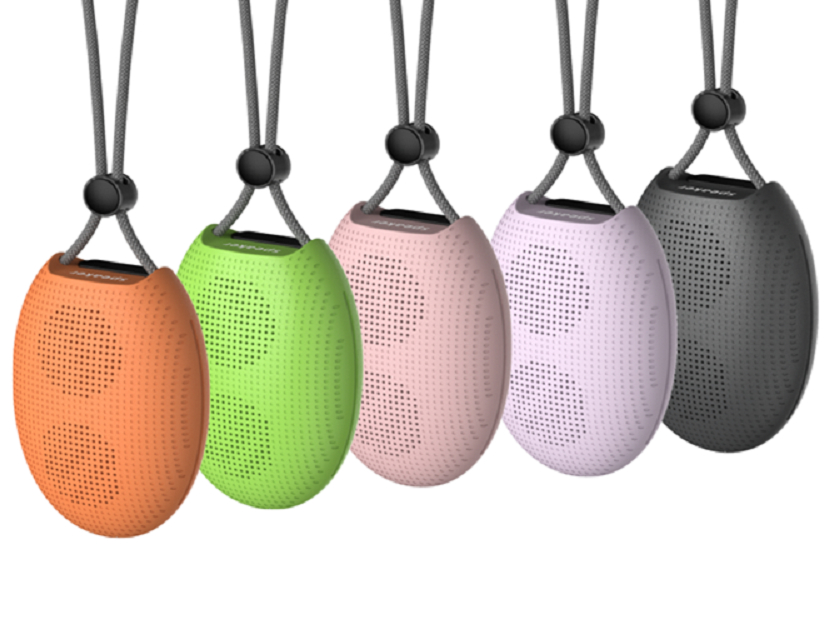 Mini alto-falante Bluetooth de 3W, chip Jie Li, bateria de 500mAh, carregamento tipo-C, motorista de 1,5