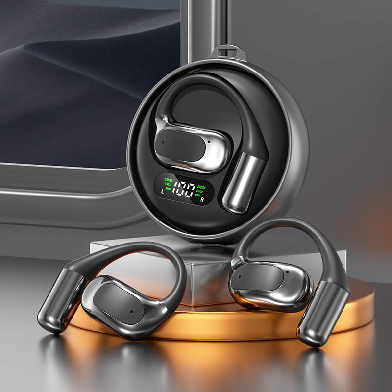 TWS Bluetooth 5.4 fones de ouvido,A2DP/AVRCP/HFP, driver de anel de cobre de 13 mm, preto/cor da pele, chip Bluetrum5756C