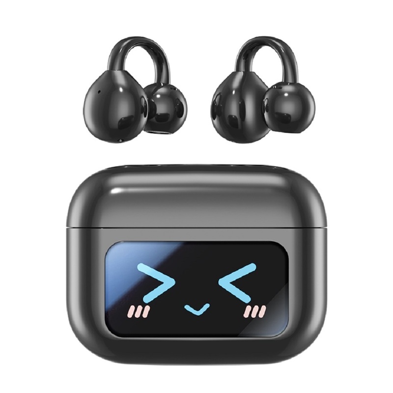 TWS Bluetooth 5.4 Earbuds sem fio,M100, Earbuds de 30mAh + Caixa de carregamento de 500mAh, A2DP/AVRCP/HFP, Faixa de 10M, Preto/Purpura