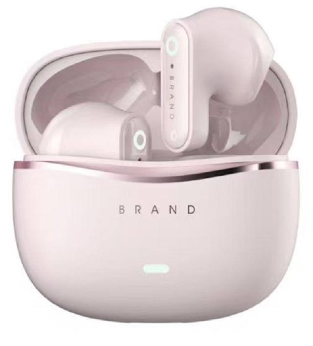 Fones de ouvido sem fio TWS, Bluetrum 5756T, Speaker de 13mm, Alcance de 10M, Tempo de reprodução de 4H, Case de 25mAh+180mAh, Preto/Branco/Rosa