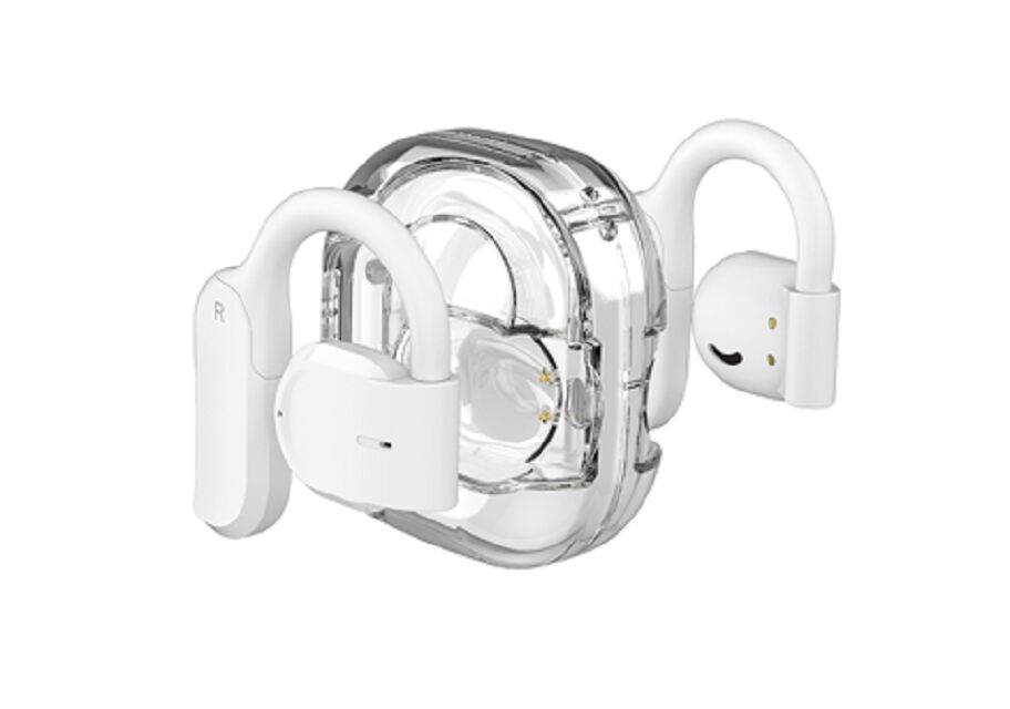 ENC OWS Bluetooth Earbuds, chip JL6973, driver de 13 mm, tempo de reprodução de 4 horas, caixa de 300 mAh com painel de proteção, preto / branco / verde