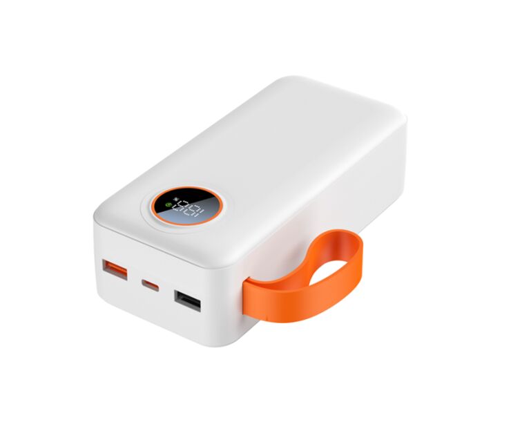 30000mAh PD 22.5W Power Bank,Triple Grade-A Polymer Cells (10000mAh*3), USB-C & USB-A, 147*68*43mm, Preto/Branco