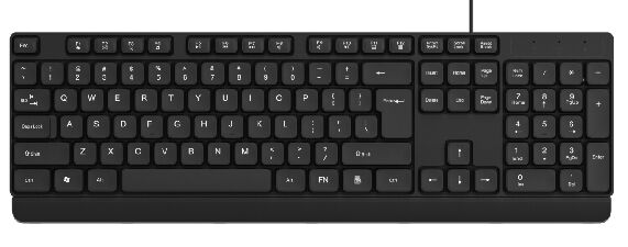 Combo de teclado e mouse com fio, 104 teclas à prova d'água, 1200 DPI, Plug-and-Play USB, para escritórios, escolas