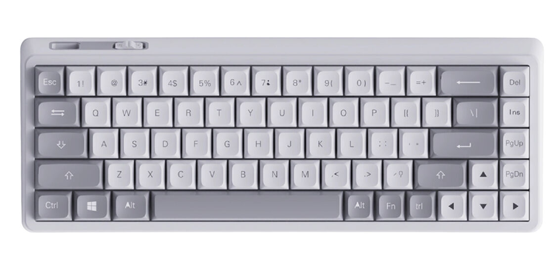 Teclado Mecânico RGB Hot-Swappable, Case ABS, Keycaps Double-Shot, 3000mAh, Full N-Key Rollover