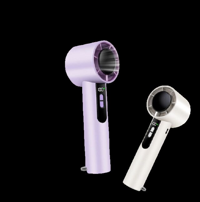 Ventilador Portátil Dobrável com Display LED, 5 Velocidades, 3000mAh, Tipo-C, 3 Cores