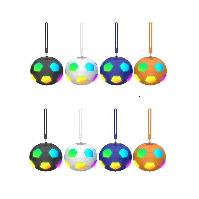 Futebol Forma BT alto-falante com luz RGB, 2