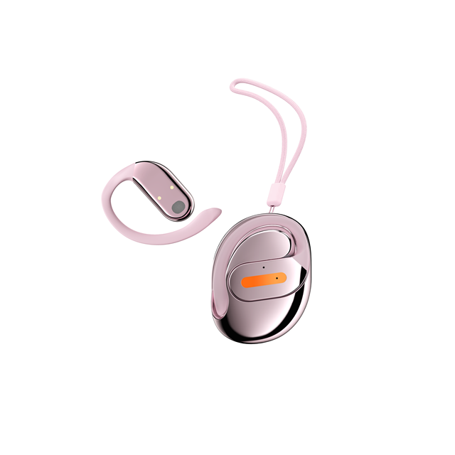 Fones de ouvido OWS Open-Ear BT5.4-AAC/SBC, tempo de reprodução de 4 horas, design ultracompacto de 27,5 mm