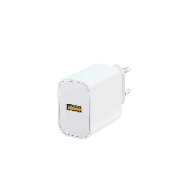 Carregador US 12W 5V/2.4A Saída AC100-240V Ampla Tensão Branco
