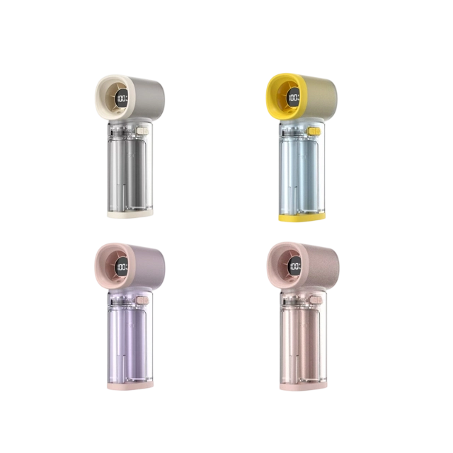 3000mAh Ventilador de Neblina Portátil 40ml Tanque / 8W Duplo Refrigeração Tipo-C Carregamento Rápido 4 Cores
