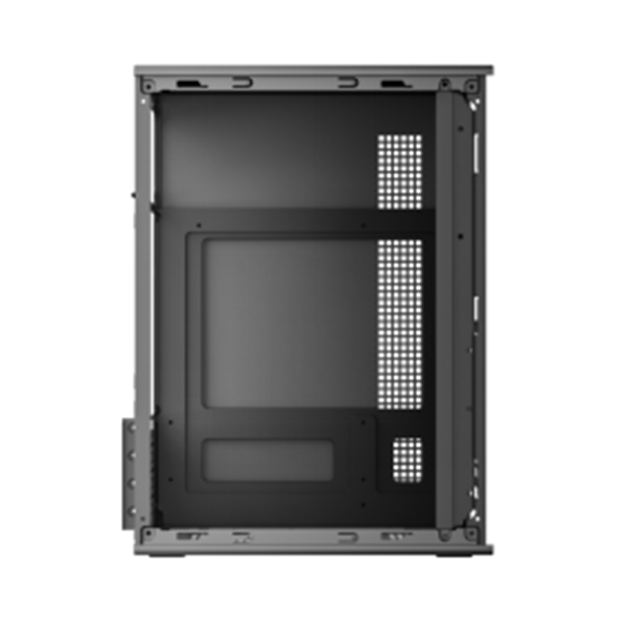Compacto ATX Case 0.33mm SPCC, Ventilador frontal de 12cm, duplo USB + áudio, suporte M-ATX, 260 * 160 * 350mm