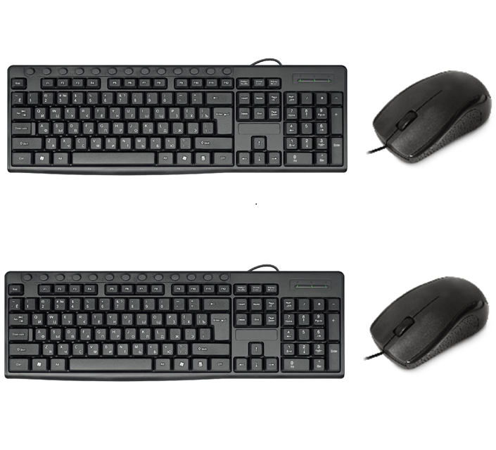 Conjunto de teclado e mouse multimídia à prova d'água com fio, 104 teclas + 13 teclas de atalho / 1200 DPI HIPS personalizáveis