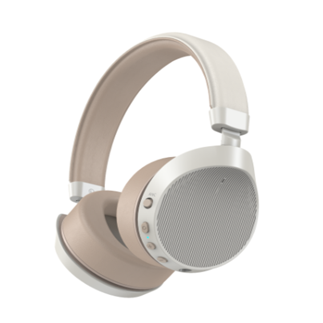 Fone de ouvido ANC BT5.3, Driver de 40mm, Bateria de 40H, Modo ANC Duplo, Carga Rápida de 2.5H