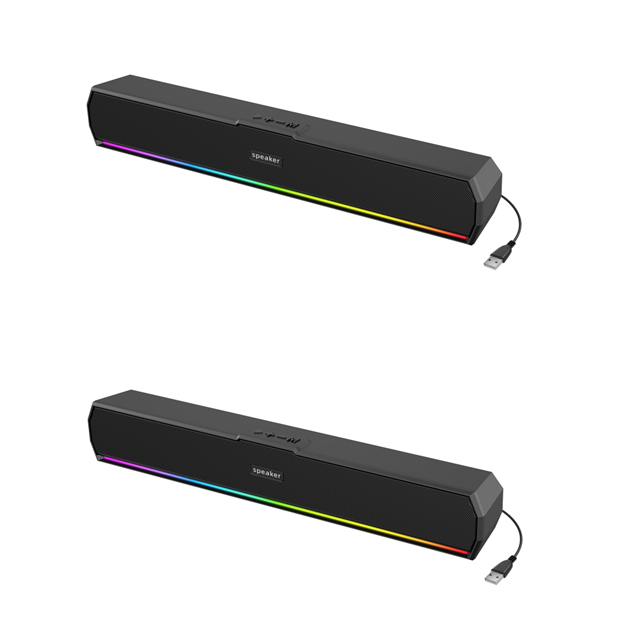 Barra de som estéreo Bluetooth 5.4 de 2*2