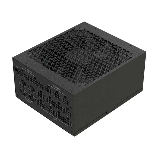 80 PLUS Platinum Full Modular PSU ATX 3.1 PCIe 5.1 condensadores japoneses 140mm compacto cabos planos todo-negro