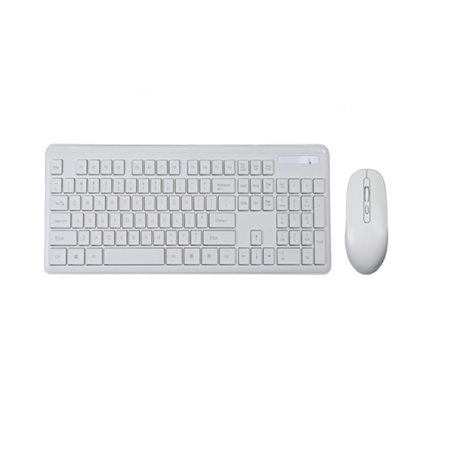 2.4GHz Combo Teclado e Mouse Sem Fio Distância Efetiva de 10m Vida Útil de 50 Milhões de Cliques Receptor Nano para Desktop Laptop